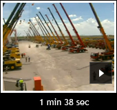 Video of Cranes being sold at Ritchie Bros. auctions