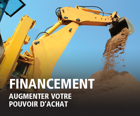 FINANCEMENT OBTENEZ UN PRE-ACCORD RAPIDEMENT, ET UTILISEZ VOTRE MATERIEL SANS ATTENDRE.