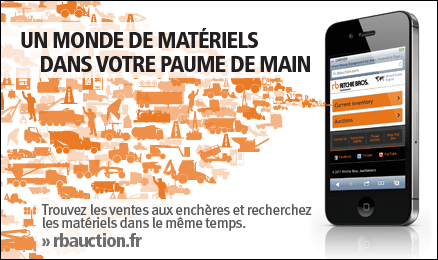 Un monde de matériels dans votre paume de main - Trouvez les ventes aux enchères et recherchez les matériels dans le même temps - rbauction.fr