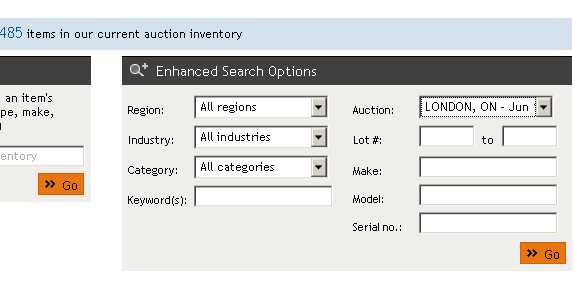 See everything being sold in one auction