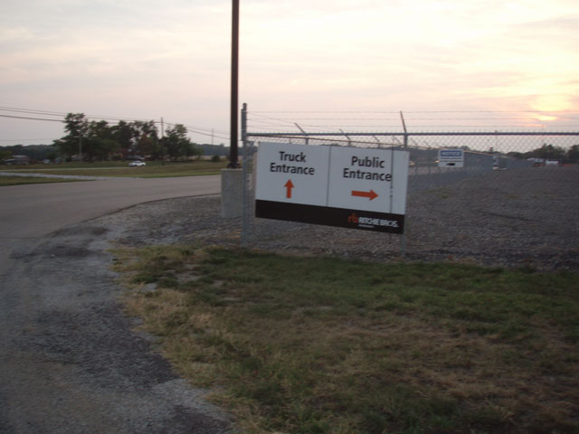 Main Truck Entrance