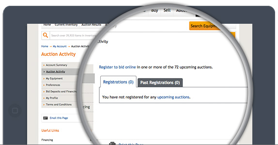 Bid online in real time