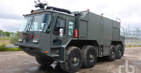 1994 Teledyne Continental AS32P-32 8x8x4 aircraft crash tender emergency vehicle 1994 Teledyne Continental AS32P-32 8x8x4 aircraft crash tender emergency vehicle