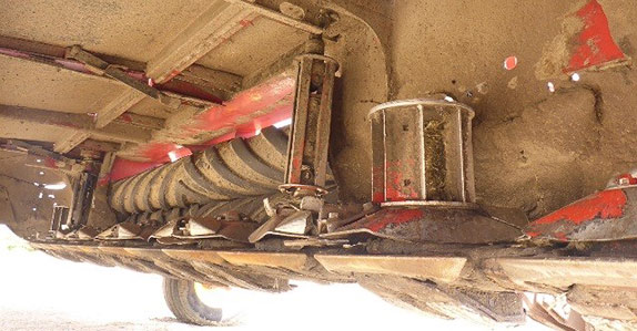 undercarriage of a mower conditioner undercarriage of a mower conditioner