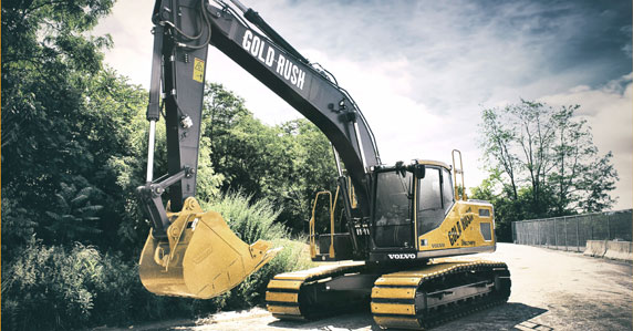 Volvo Excavator Volvo EC200E excavator.