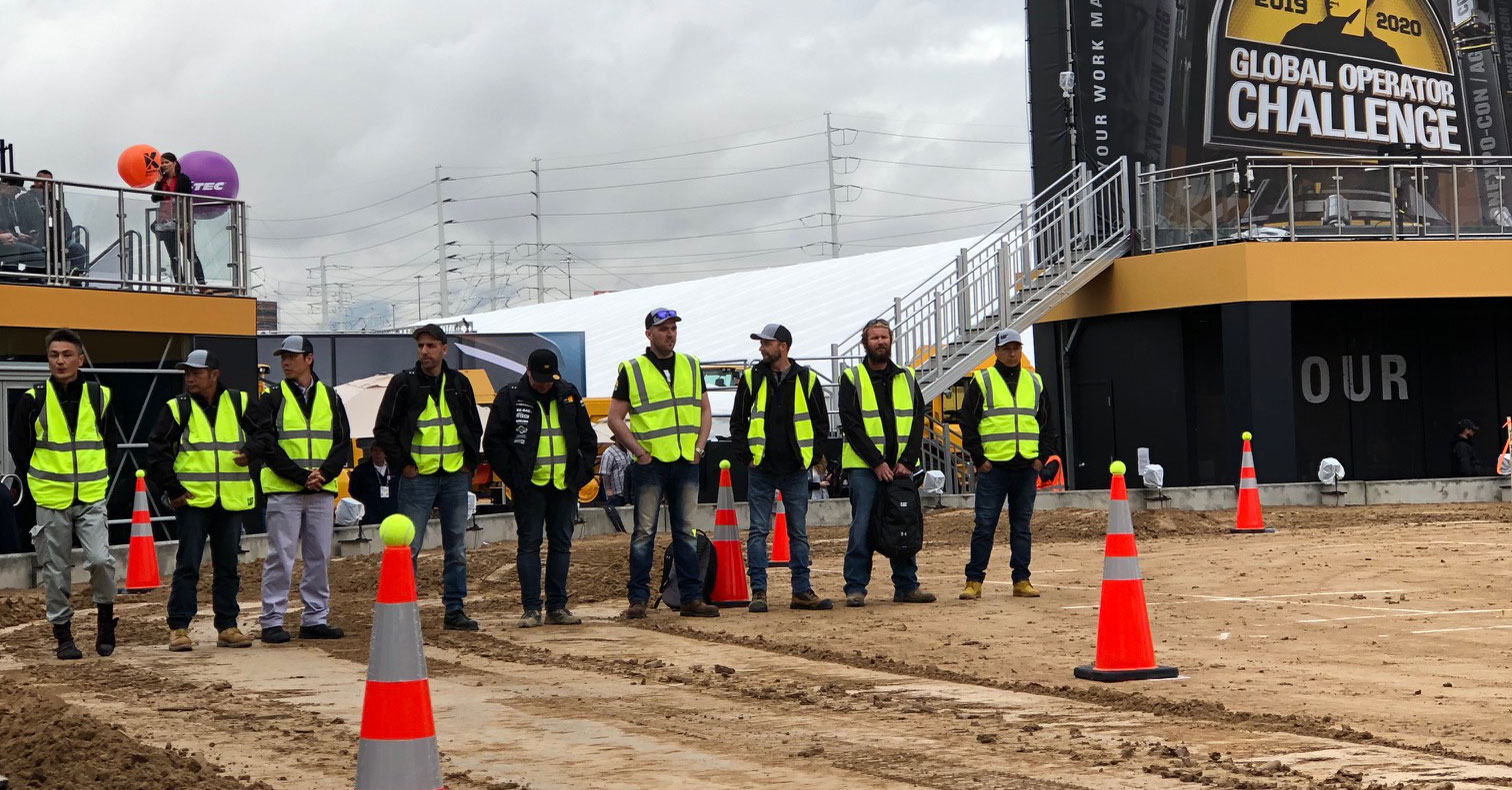 Group of finalists Finalists for Caterpillar Global Operatior champion