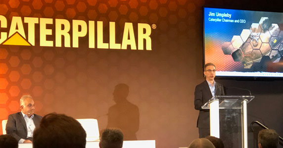 CEO of Caterpillar CEO of Caterpillar at CONEXPO press conference