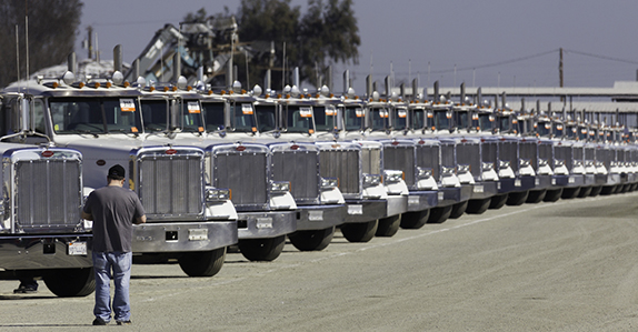 Trucks ready to be sold to out-of-state buyers with the help of Ritchie Bros. Trucks ready to be sold to out-of-state buyers with the help of Ritchie Bros.