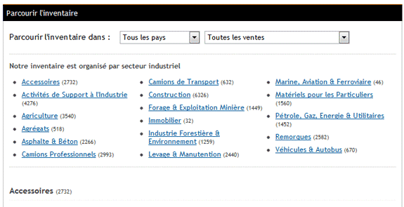 Sélectionnez une industrie